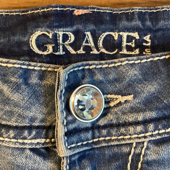 Grace In La Women’s Denim Shorts. New No tags - Picture 5 of 6